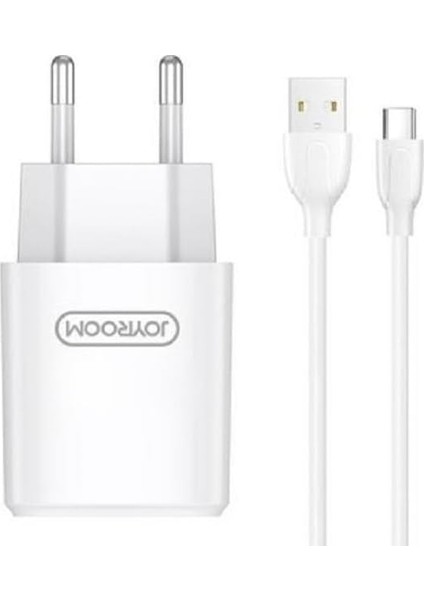 L-M226 Type-C 2 Çıkışlı 2.4 Amper Hızlı Şarj Aleti Beyaz