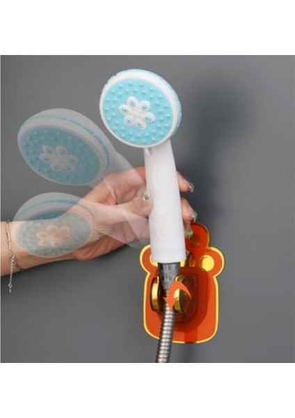 Yapışkanlı Hayvan Figürlü Hareketli Duş Başlığı Tutucu 1 Adet