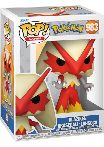 Pop Games: Pokemon- Blaziken(Emea) Figür