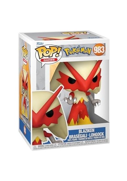 Pop Games: Pokemon- Blaziken(Emea) Figür modelleri