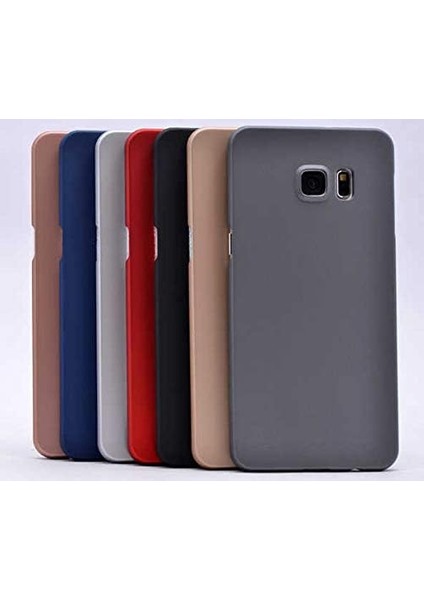 Galaxy S7 Edge Uyumlu Sert Rubber Silikon Kılıf (Mavi) fiyatları