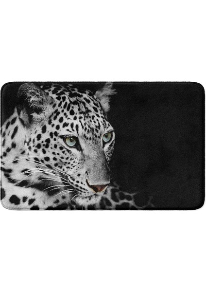 Sevimli Tasarımlı Mikrofiber Banyo Paspası, Kaymaz Taban, Makinede Yıkanabilir (150_BPSM, 40X60)