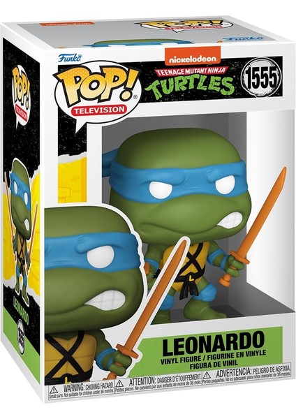 Pop Tv: Teenage Mutant Ninja Turtles - Leonardo Figür