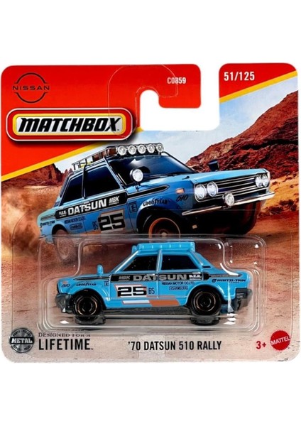 1:64 Tekli Arabalar 70 Datsun 510 Rally JBT02