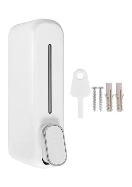 2 Adet Beyaz Duvara Monte Sıvı Sabunluk - 300 Ml, Şık & Dayanıklı Dispenser, Banyo ve Mutfak Için modelleri
