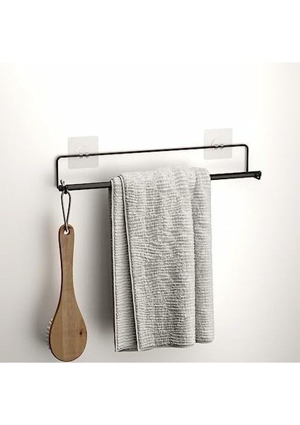 Yapışkanlı Kancalı Havluluk Mat Siyah ST160 fiyatları