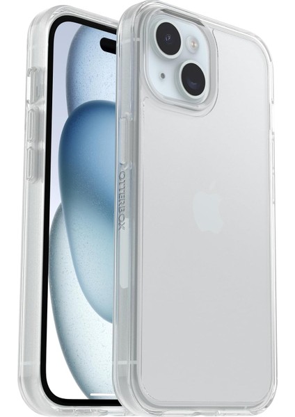 iPhone 16E, 15, 14, 13 Için Otterbox Symmetry Clear Kılıf, Düşmeye Dayanıklı Koruyucu Kılıf, Askeri Standartlara Göre 3x Test Edilmiştir, Şeffaf