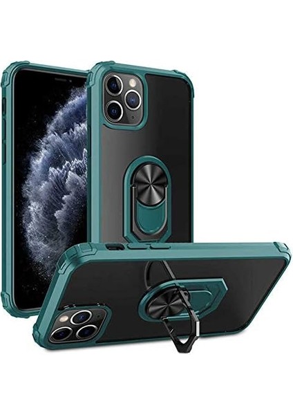 iPhone 11 Pro ile Uyumlu Kılıf Mola Kapak Köşeleri Darbe Emici Airbag Tasarımı Siyah fiyatları