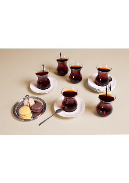 Suzanne Alumilite 6 Kişilik Çay Takımı