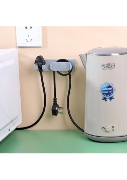 Kendinden Yapışkanlı Duvar Tipi Telefon Şarj Standı Kablo Düzenleyici Çok Amaçlı Mini Telefon Standı (Gri) fiyatları