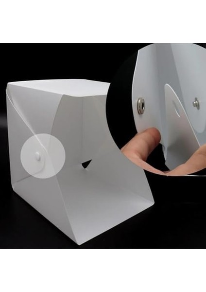 Mini Stüdyo LED Işıklı 20X20 cm Ürün Fotoğraf Çekim Çadırı modelleri