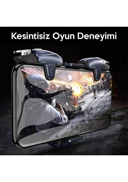 Ayarlanabilir Rgb Işıklı 400MAH Bataryalı Telefon Soğutucu Ayarlanabilir Joystick Tetik Gamepad fiyatları