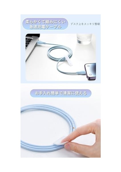 Pudding Hızlı Şarj Özellikli Type-C To Lightning Kablo 20W, 1.2 Metre, Mor fiyatları