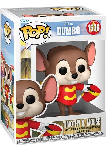 Toys Funko Pop : Dumbo - Timothy Q.mouse Figür