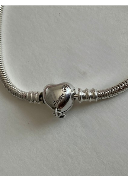 Sonsuz Sevgi Gümüş Bileklik Charm Taşıyıcı modelleri