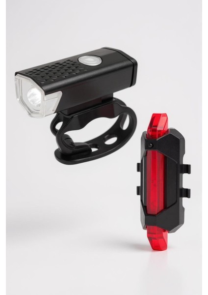 DT-2215 Şarjlı Bisiklet Far-Stop Seti