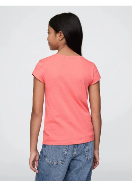 Kadın Turuncu Kısa Kollu Tişört 723317001 fırsatları