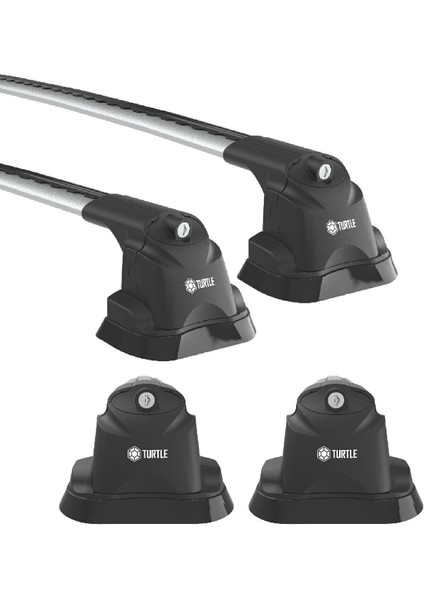 Ford Kuga (C520) Turtle Ara Atkı Taşıyıcı Bar 2013-2019 Arası Uyumlu - Turtle Air3 Gri