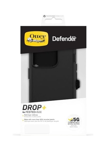 iPhone 14 Pro Defender Kılıf, Darbeye Dayanıklı, Düşmeye Dayanıklı, Ultra Sağlam Koruyucu Kılıf, Askeri Standartlara Göre 4 Kez Test Edilmiştir, Siyah fiyatları