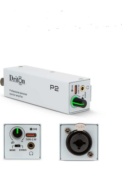 P-2 1 Kanal Monitör Kulaklık Amplikatörü