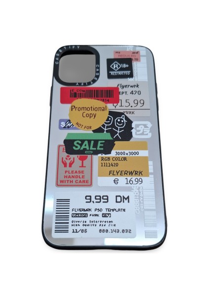 Apple iPhone 11 Uyumlu Ayna Detaylı Sert Silikon Tasarımlı Logolu Yazılı Kaliteli Tarz Kılıf modelleri