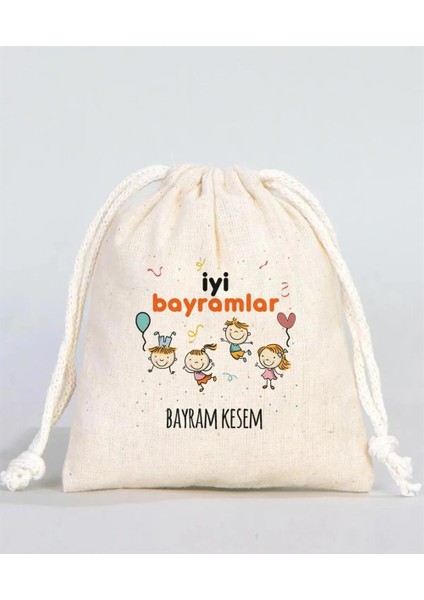 Bayram Kesem Baskılı Bayram Çocuk Para Kesesi
