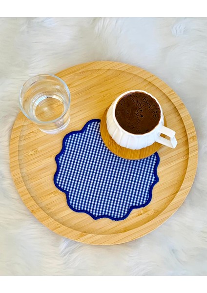 Pötikare Kumaş Sunum Peçetesi, Kokteyl Peçetesi, Kahve Yanı Sunumluk, Nakışlı Sunum Peçetesi 6’lı modelleri