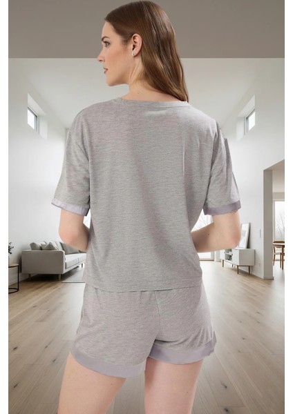 Kadın Melanj Cepli Pijama Takımı Rahat Örme Kumaş Seçkin Malzeme Kaliteli Işçilik modelleri