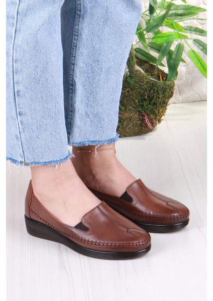 429120 Anatomik Rahat Esnek Hakiki Deri Kadın Ayakkabı modelleri