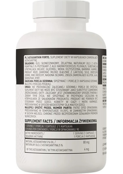 Astaxanthin Forte 90 Caps fiyatları