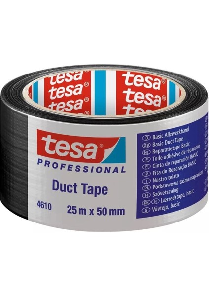 Tesa 4610 Duck Bantı Siyah 50 mm 25 Metre