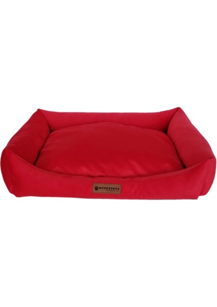 Yumuşak Köpek Yatağı Tay Tüyü x Large Kırmızı 80*100 cm fiyatları