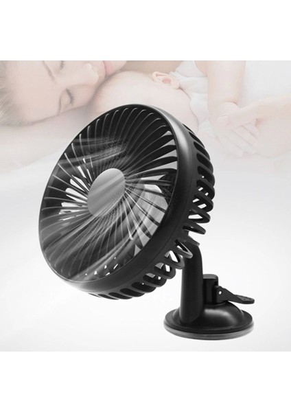 Ally Araç Tır Kamyon Uyumlu Vantuzlu Vantilatör Fan Soğutucu 12V-24V