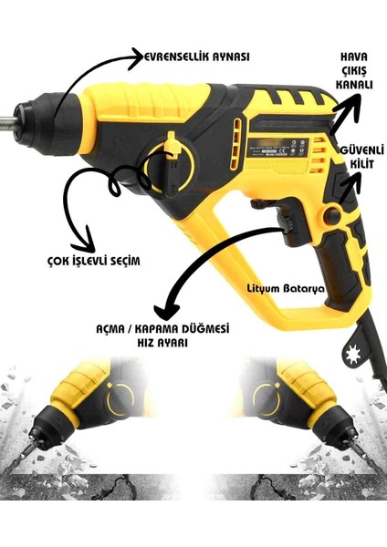 Elektrikli 2 Kademeli Bakır Sargılı Darbeli Kırıcı Delici Hilti Matkap fiyatları