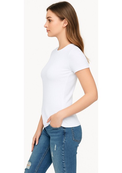 Elit Kadın 2'li Kısa Kollu Bisiklet Yaka Elestan Body Atlet fiyatları