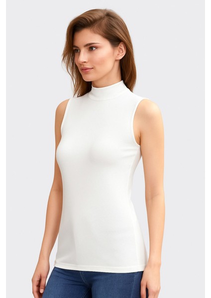 Berrak Boğazlı Sıfır Kollu Pamuklu Atlet fiyatları