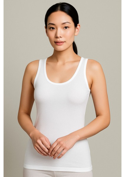 Berrak 8080 Kadın Kalın Askılı 2'li Atlet