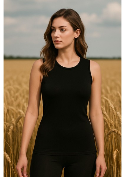 Berrak Kadın 2'li Kalın Askılı Bisiklet Yaka Elestan Atlet fiyatları