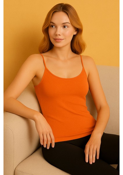 Berrak 2'li Kadın Bambo Ip Askılı Atlet