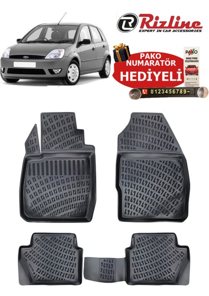 Ford Fiesta 2002-2008 Havuzlu Paspas