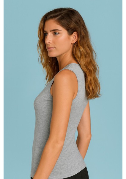 Berrak Kadın 2'li Kalın Askılı Bisiklet Yaka Elestan Atlet fiyatları