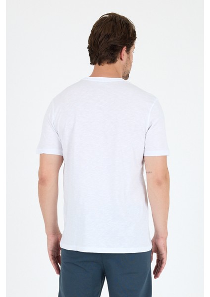 Erkek %100 Pamuk Bisiklet Yaka Kısa Kollu Baskılı T-Shirt Rahat ve Şık Günlük Erkek Tişört 0012 indirimleri