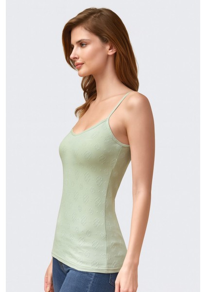 Berrak 2'li Kendinden Desenli Ip Askılı Pamuklu Atlet fiyatları