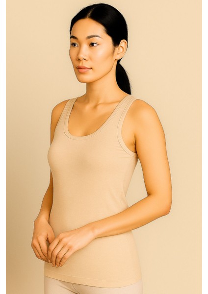 Berrak 8080 Kadın Kalın Askılı 2'li Atlet