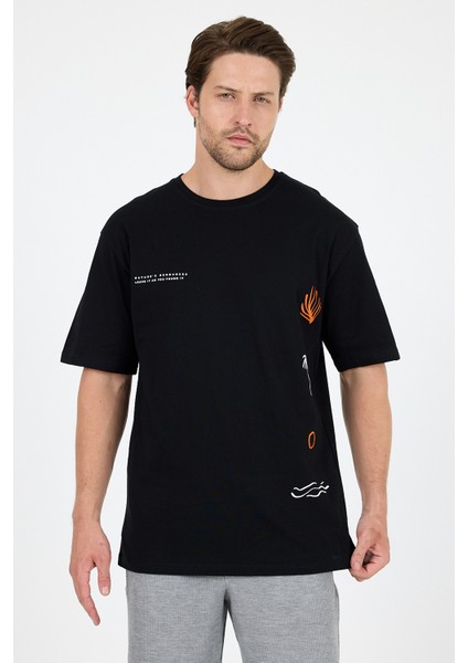 Erkek %100 Pamuk Bisiklet Yaka Kısa Kollu Baskılı T-Shirt Rahat ve Şık Günlük Erkek Tişört 0024 fiyatları