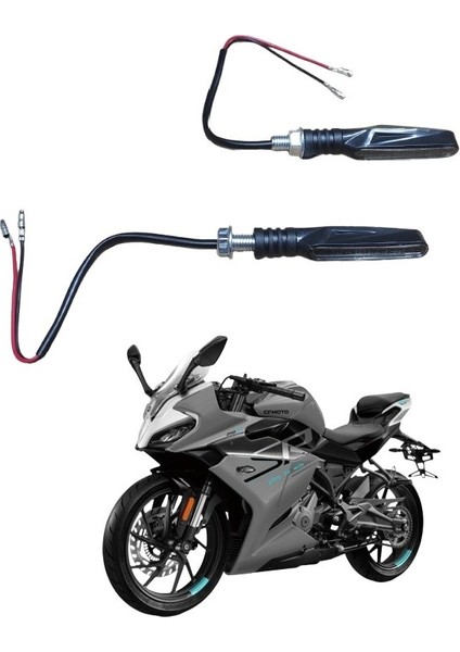 Cfmoto 250SR Kırmızı Park - Kırmızı Çakar - Sarı Kayan LED Sinyal Takımı