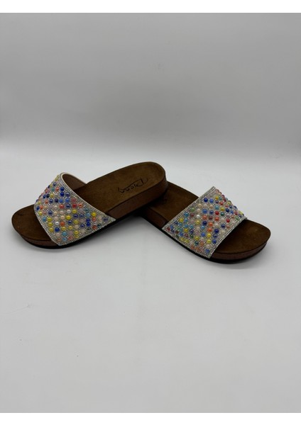 Boncuklu Kadın Terlik indirimleri