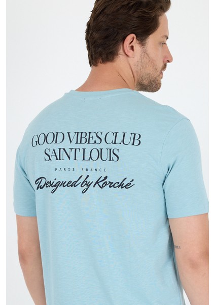 Erkek Bisiklet Yaka Ön Cep Baskılı T-Shirt – %100 Pamuk – Rahat ve Şık Kısa Kollu Erkektişört 0025 indirimleri