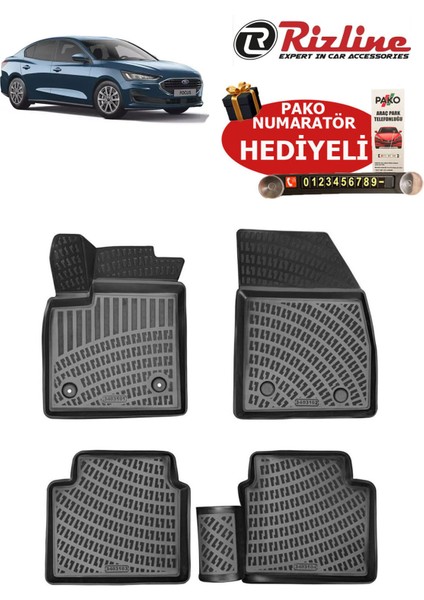 Ford Focus Sedan/hb 2024 Sonrası Havuzlu Paspas