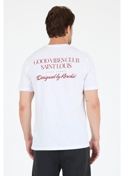 Erkek Bisiklet Yaka Ön Cep Baskılı T-Shirt – %100 Pamuk – Rahat ve Şık Kısa Kollu Erkektişört 0025 indirimleri